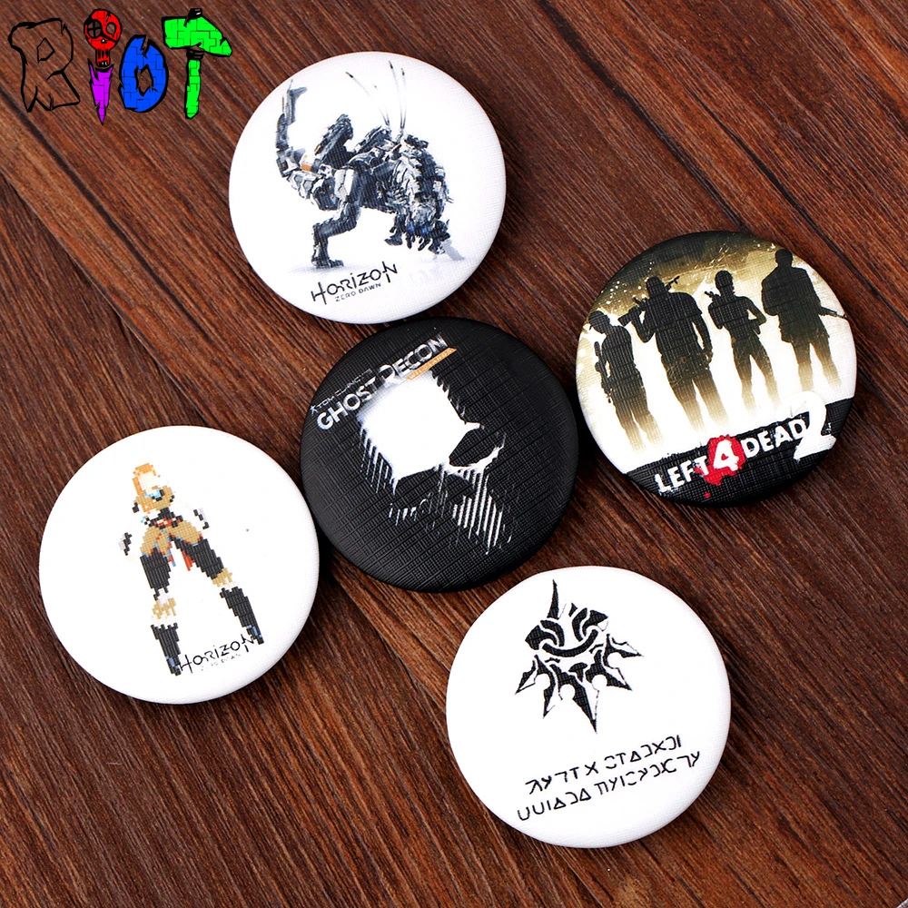 Ghost recon Daybreak Twilight LEFT4 DEAD2 pin значок chost череп булавки и броши NieR Automata horizon line