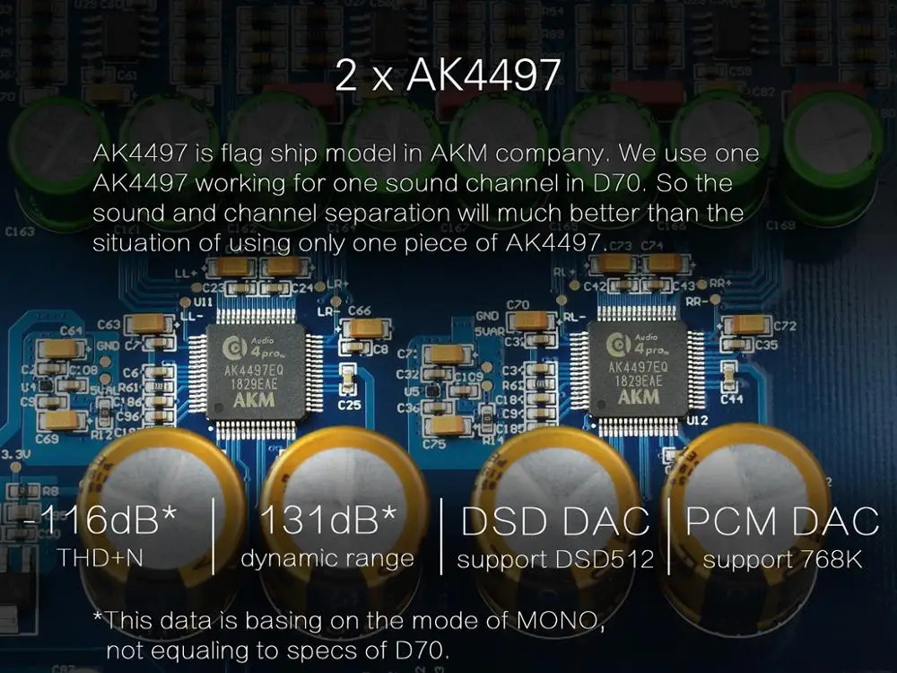 Полный сбалансированный Bluetooth DAC AK4118 приемник Topping D70 2 * AK4497 XMOS XU208 DSD512 оригинальный