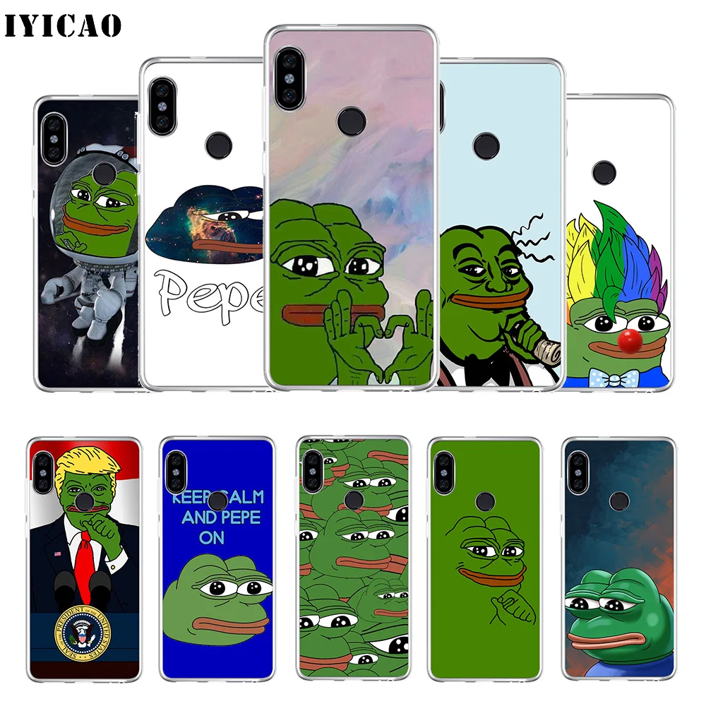 IYICAO Pepe the Frog Мягкий силиконовый чехол для телефона Xiaomi Mi 9 8 SE 6 A1 A2 Lite F1 MIX2S MIX3 TPU