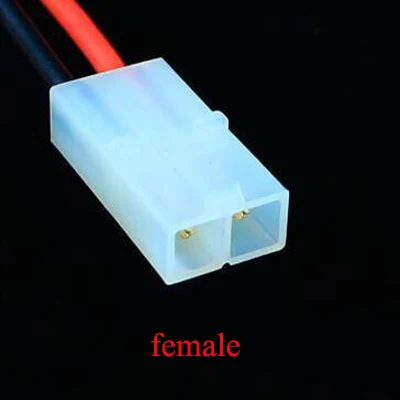 20pcs female plug 20 шт. батарея штекер провода большой Tamiya Мужской Женский Разъем с линейным кабелем для литиевых RC модель самолета самолет запчасти - Цвет: 20pcs female plug