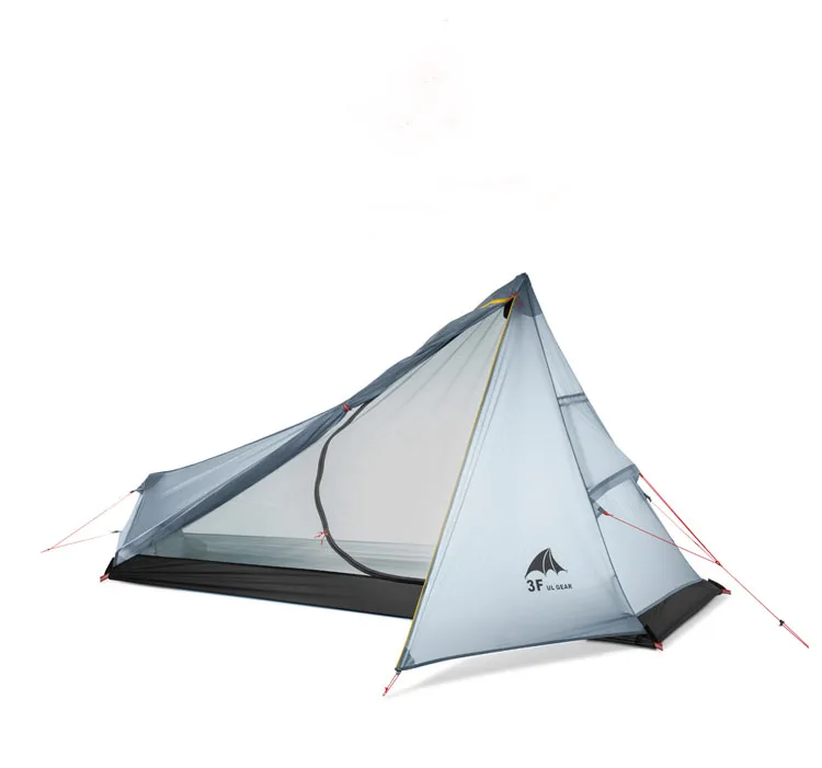 Сверхлегкая палатка 3F UL GEAR Oudoor для кемпинга 1 человек профессиональная 15D