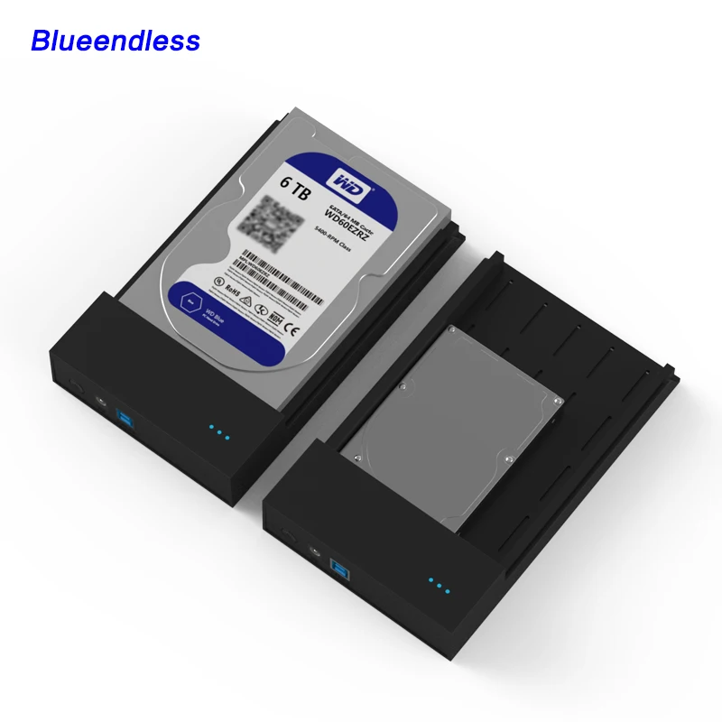 Blueendless 1 /3 /4 , USB 3, 0 sata hdd 3, 5 hdd box
