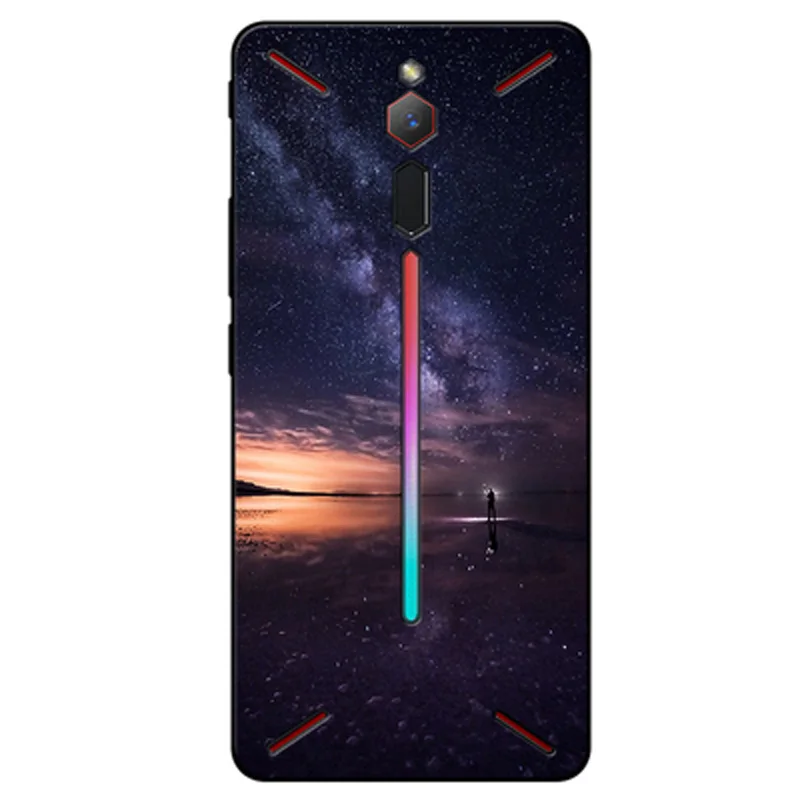 Чехол для Nubia Red magic Mars NX619J мягкий силиконовый чехол накладка с изображением
