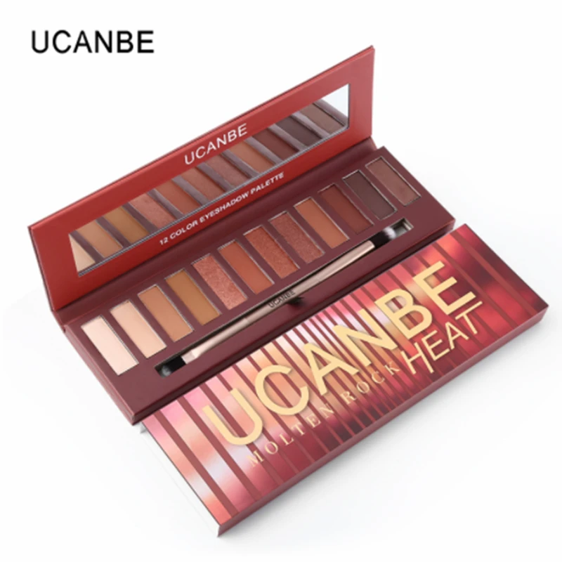 UCANBE Популярный бренд продажа расплавленный рок тепла Eye Shadow макияжа Палетка
