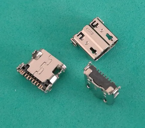 100 шт./лот Micro Usb зарядный порт док-станция для Samsung Galaxy S4 I9500 I9502 I9505 N7100 N7108 N7105 NOTE2