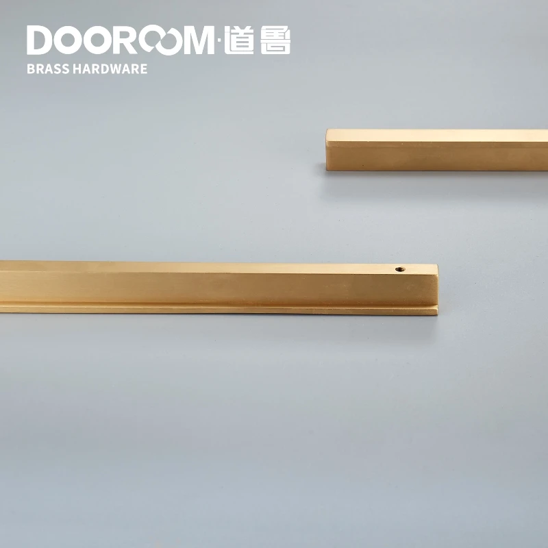 Dooroom Zoe латунные мебельные ручки длинные современные матовые шкаф комод шкаф двери Ящики ручки