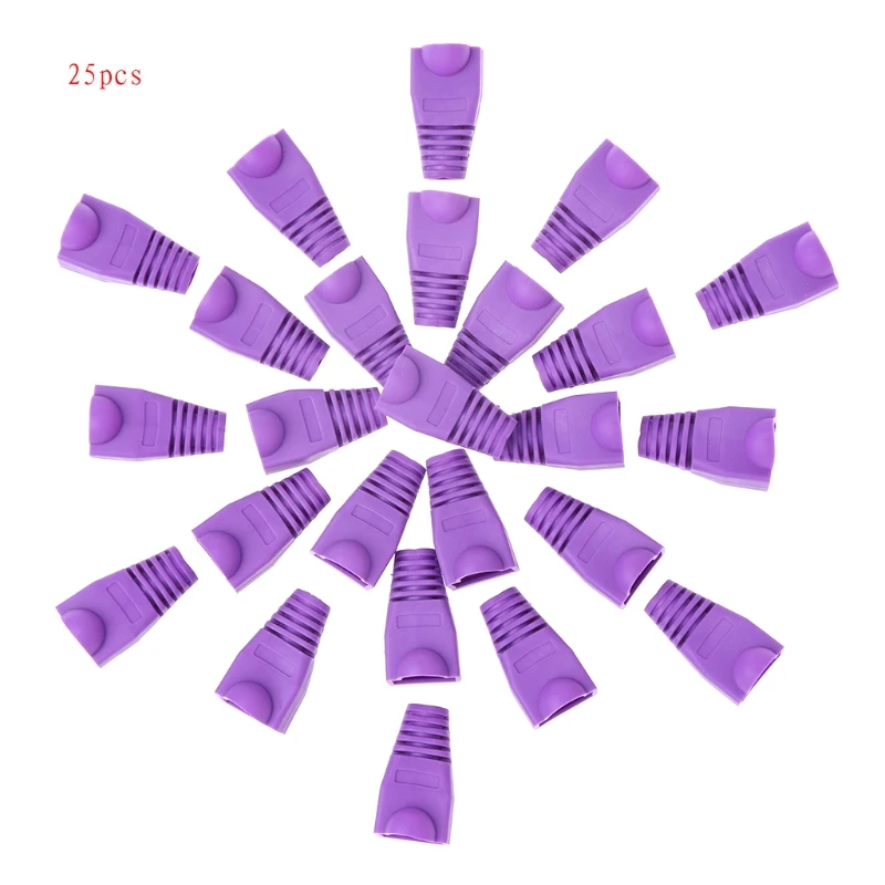 Защитные колпачки для сетевого кабеля RJ45 Cat6 Cat5E 10/25 шт./лот | Компьютеры и офис