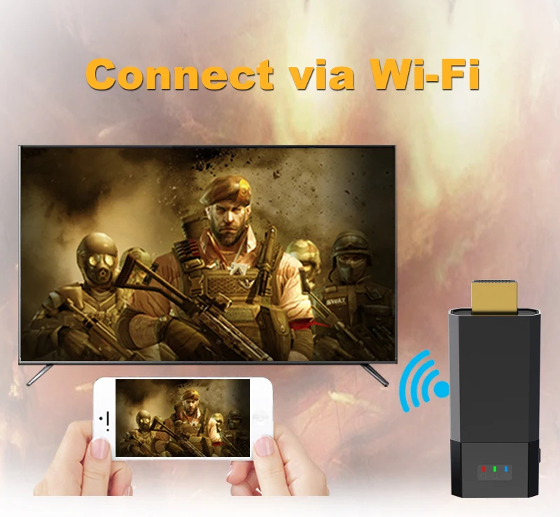 Wecast C8 Miracast беспроводной дисплей HDMI Dongle tv Stick RK3036 для DLNA/AirplaY/Miracast/Chromecast поддержка Netflix/Youtube