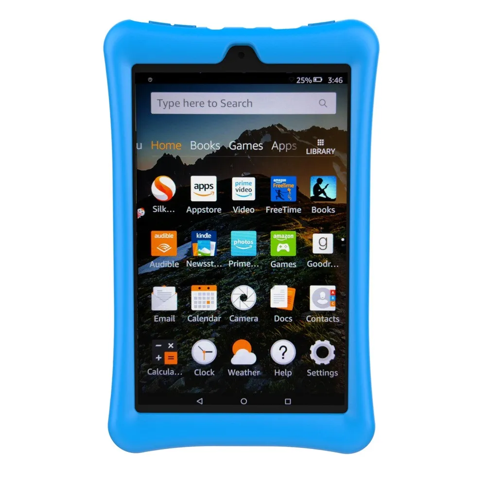 Защитный чехол для Amazon Kindle Fire HD 8 2017 планшета силиконовый 2016/2017 | Компьютеры и офис