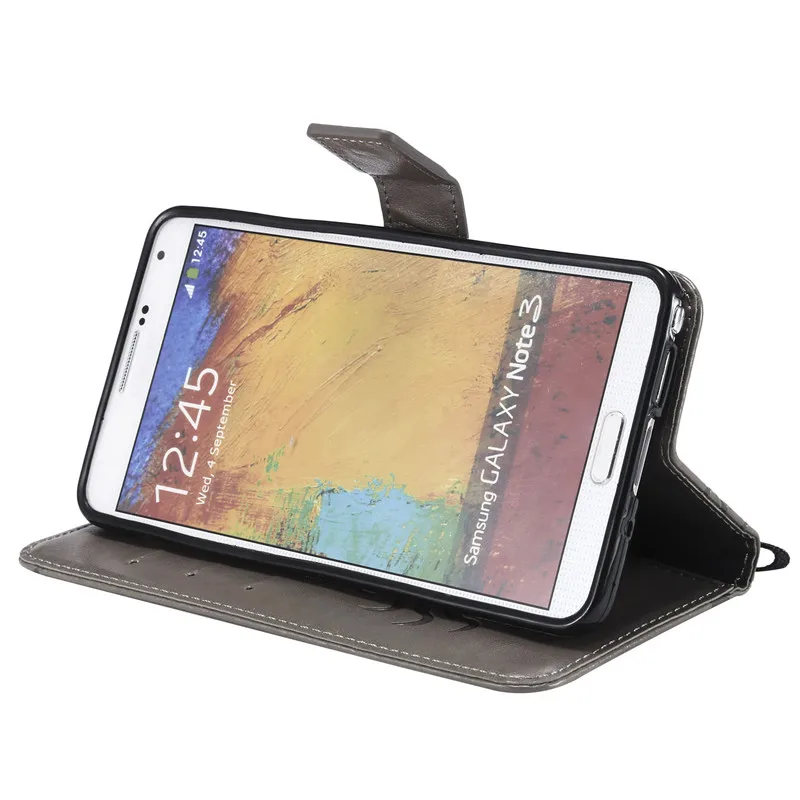 Чехол-кошелек для Samsung Note 3 чехол из искусственной кожи и силикона телефона Galaxy III