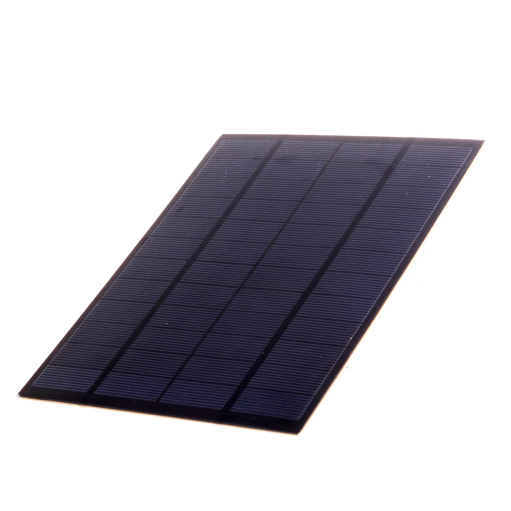 

ELEGEEK 10pcs 5W 12V Solar Cell Panel Polycrystalline 410mAh Mini Solar Panel Battery 12V DIY Solar Cell for DIY 210*165mm