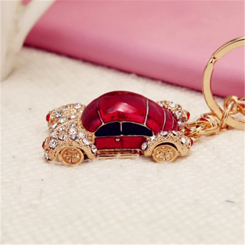 Rhinestone модель автомобиля брелок мужской автомобиль различные модели кольцо для
