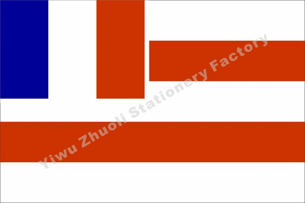 

France Drapeau de Raiatea 1880 Flag 150X90cm (3x5FT) 120g 100D Polyester Double Stitched High Quality Banner Free Shipping