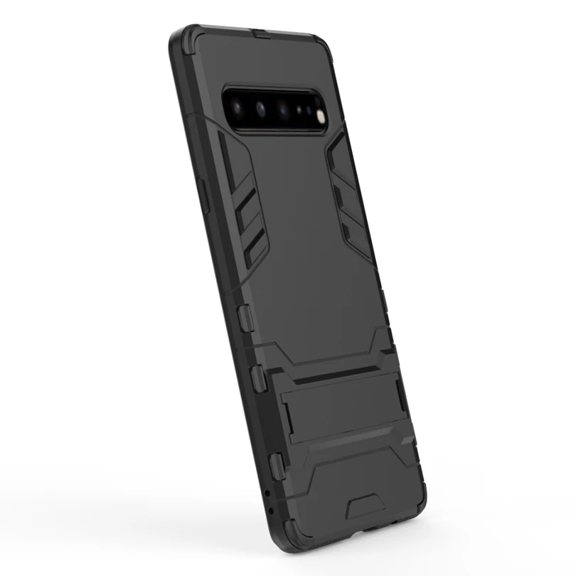 Для samsung Galaxy S10 (5G) Чехол ударопрочный автомат Броня гибридная резина силикон