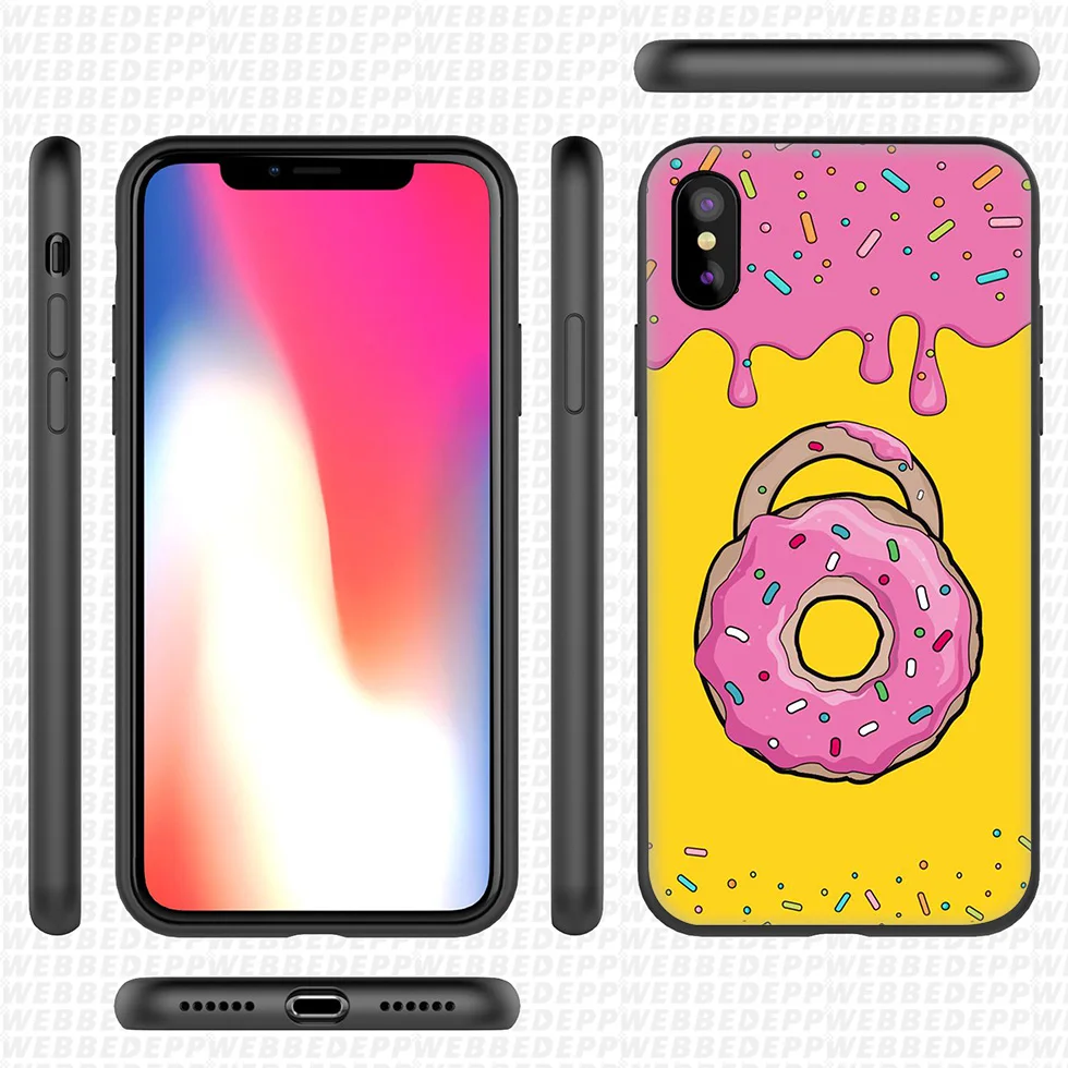 WEBBEDEPP розовый эстетический мягкий силиконовый чехол для iPhone 11 Pro Xr Xs Max X или 10 8 7 6 6S