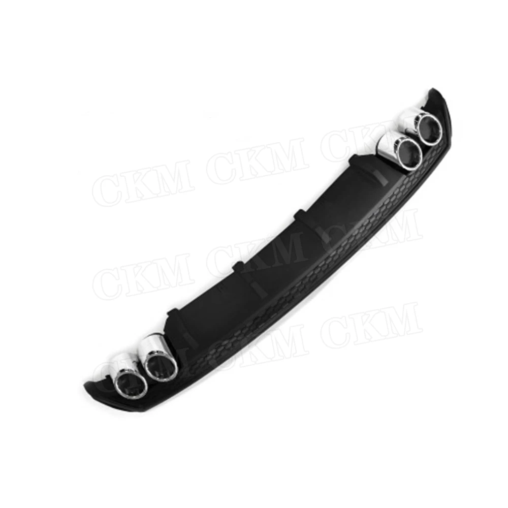 Для Polo диффузор, губа на задний бампер спойлер для Volkswagen VW Polo- не для GTI задняя опорная пластина авто аксессуары