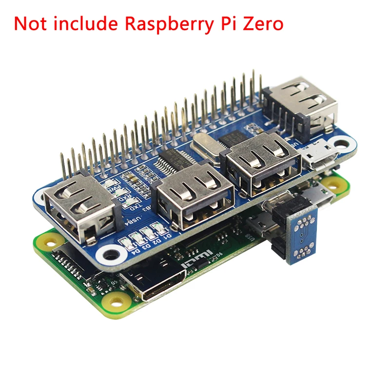 Raspberry Pi 4B usb хаб шляпа плата расширения 4 Порты USB UART для последовательного отладки
