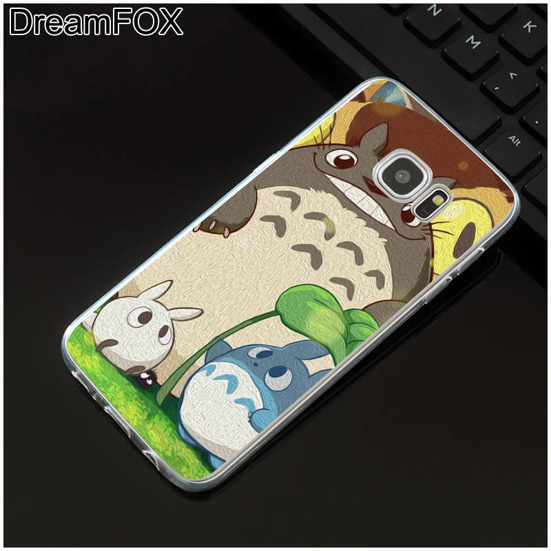 DREAMFOX M266 Neighbor Totoro Anime Soft TPU Silicone Cover Case For Samsung Galaxy S5 S6 S7 S8 S9 S10 5G S10E Lite Edge Plus |