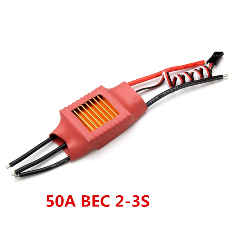 Красный кирпич 10A/50A/60A/100A/125A ESC бесщеточный ESC BEC/UBEC/OPTO/NO BEC для радиоуправляемого дрона квадрокоптера запасные части Аксессуары