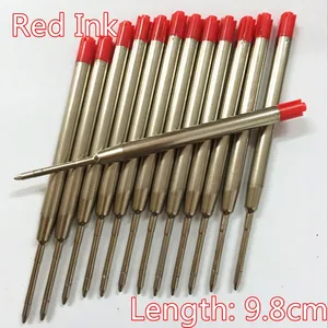 10 шт., стержни для шариковой ручки с черными и красными чернилами