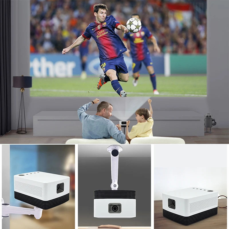 Everycom J20 dlp проектор Full HD 1080p 700 ANSI люмен Android 4K x 2K портативная видеоигра образование бизнес домашний кинотеатр