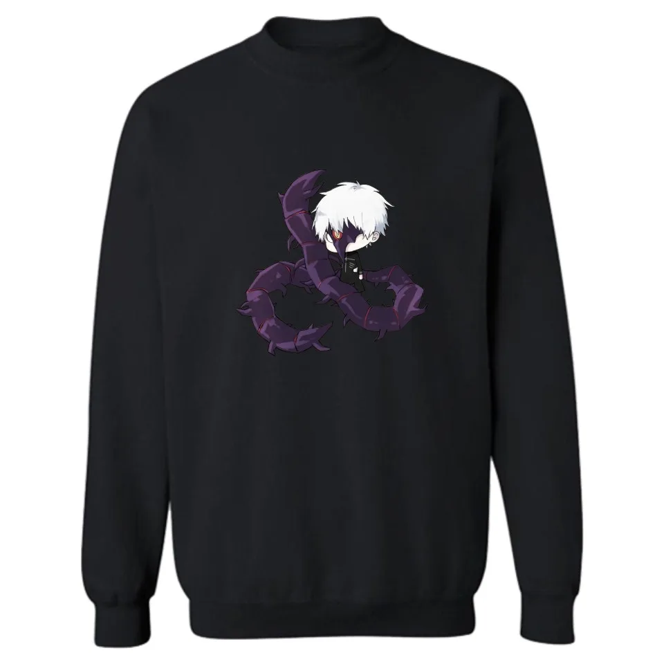 LUCKYFRIDAYF Толстовка TOKYO GHOUL Harajuku Мужская толстовка в стиле хип хоп плюс уличная