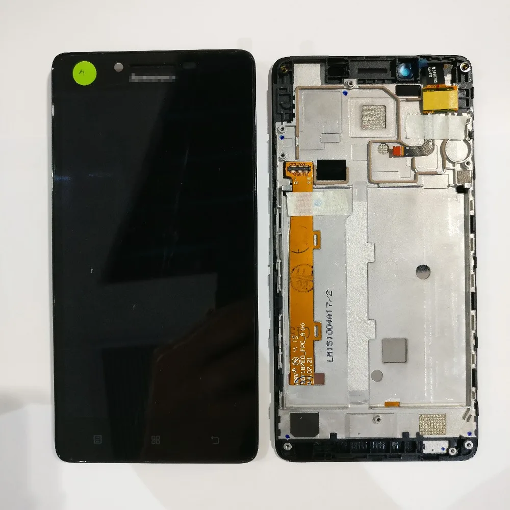 Высококачественный черный ЖК-дисплей 5 0 дюйма для Lenovo A6000 / A6000-l Plus + дигитайзер