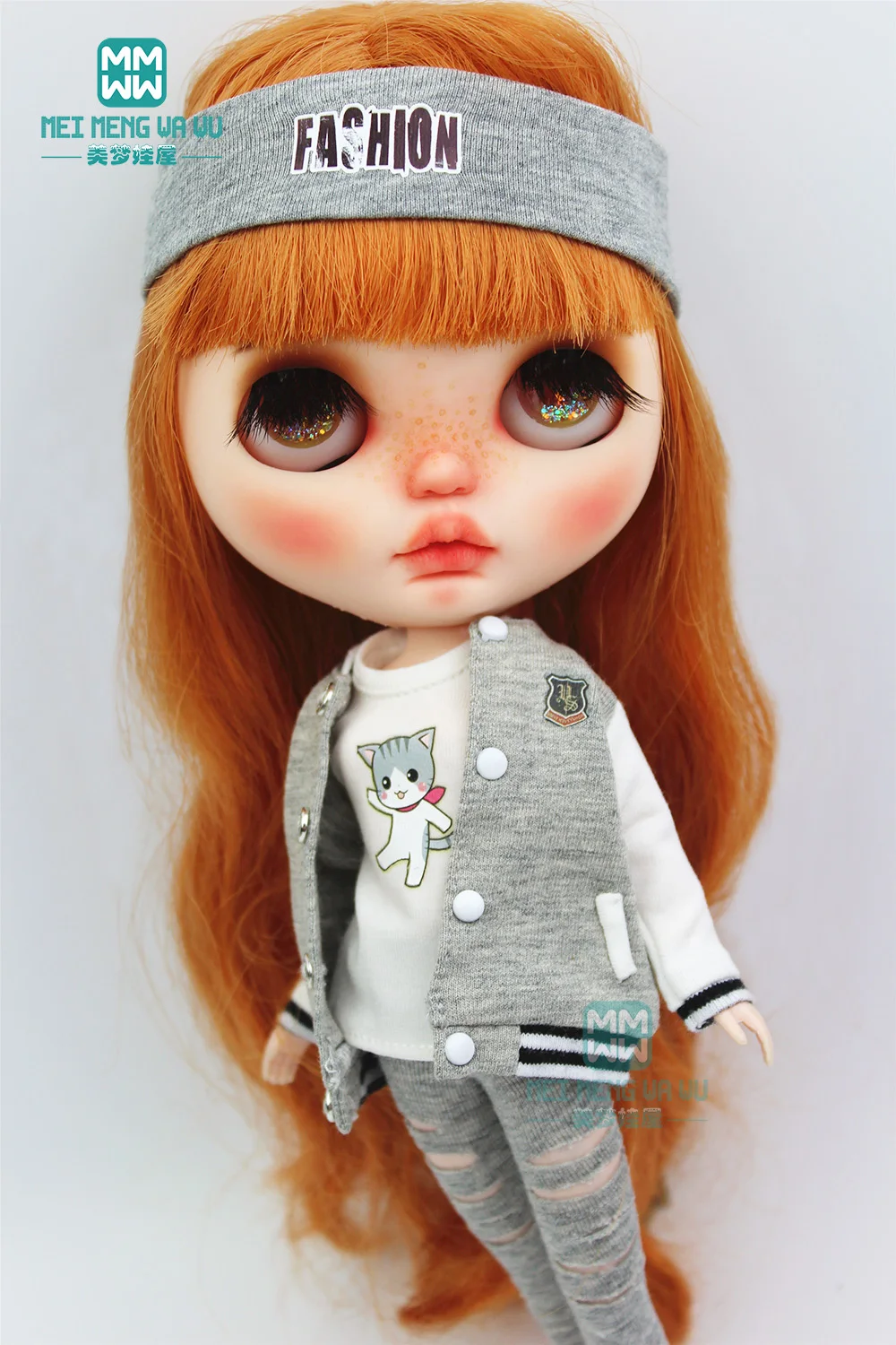 Одежда для кукол Blyth 1 шт. модная повседневная куртка носки с дырками Azone obitsu FR 1/6 |