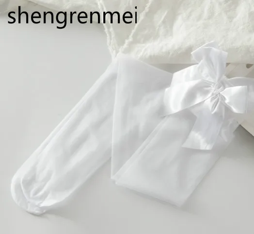 Shengrenmei 2019 новые модные черные белые сексуальные чулки до бедра с прозрачным