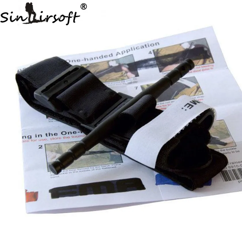 Sinairsoft Quick Release, для занятий спортом на открытом воздухе, страйкбол тактические военные медицинский хомут в стиле милитари с одной стороны жгут