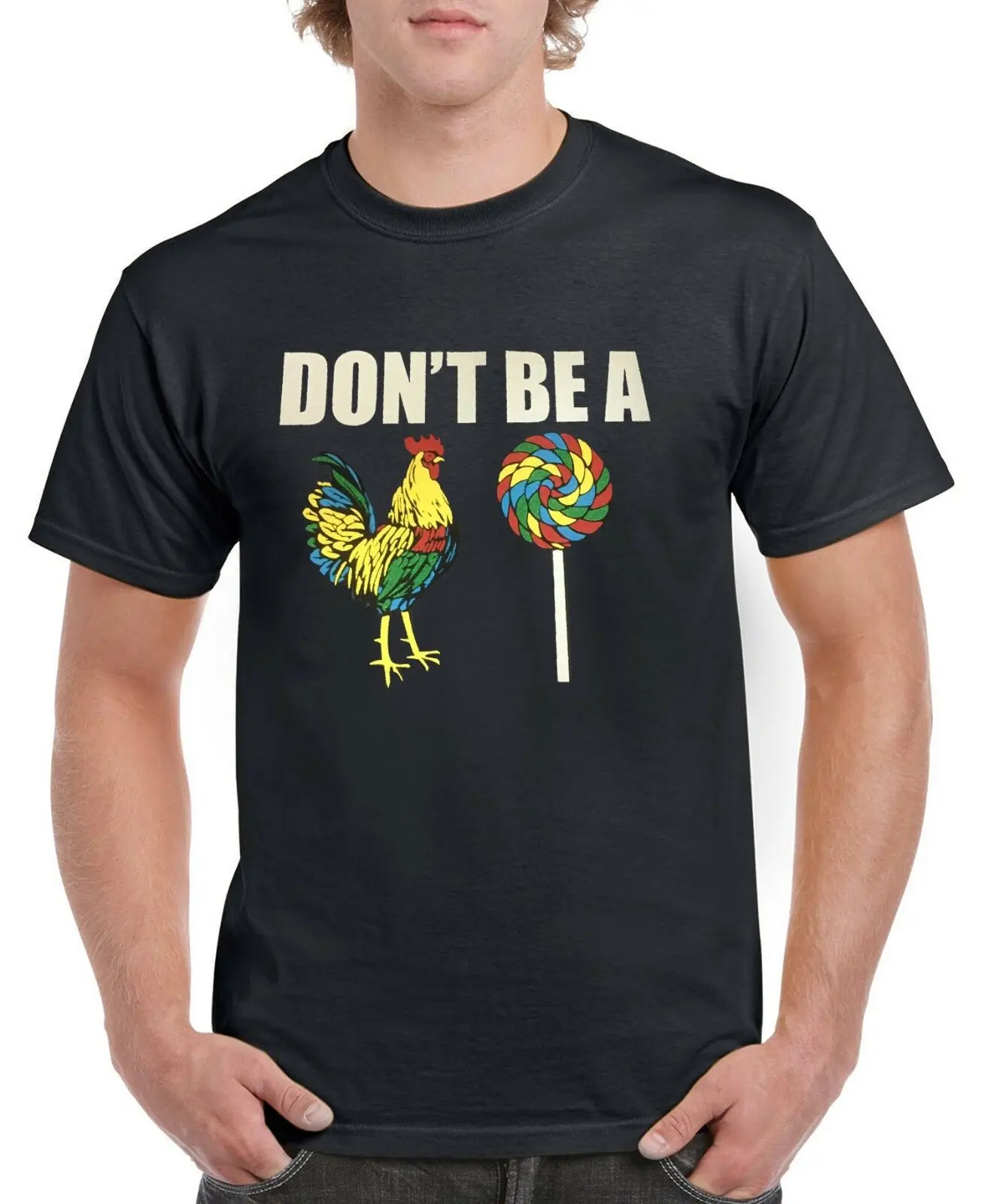 Модные украшения &quotDont Be&quot Петух присоска футболка Новинка! Смешной разных