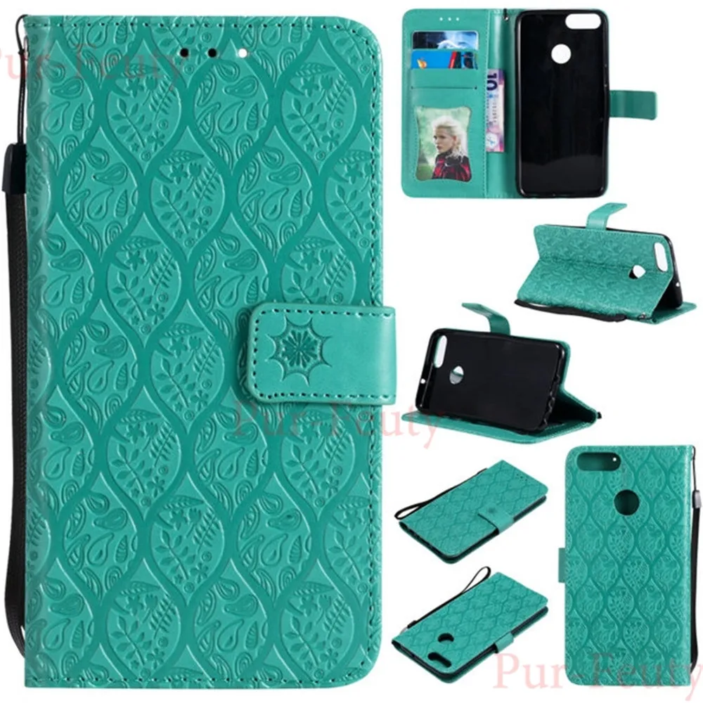 Чехлы для huawei P Smart FIG-LX1 FIG-LA1 FIG-L21 FIG-L22 кожаный флип-чехол с полным покрытием полный защитный кожаный чехол для PSmart рис LX1 LA1 L21 L22