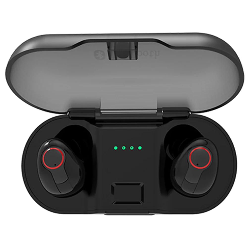 Bass Наушники Bluetooth 5 0 Спортивная гарнитура зарядный чехол Handsfree Беспроводные