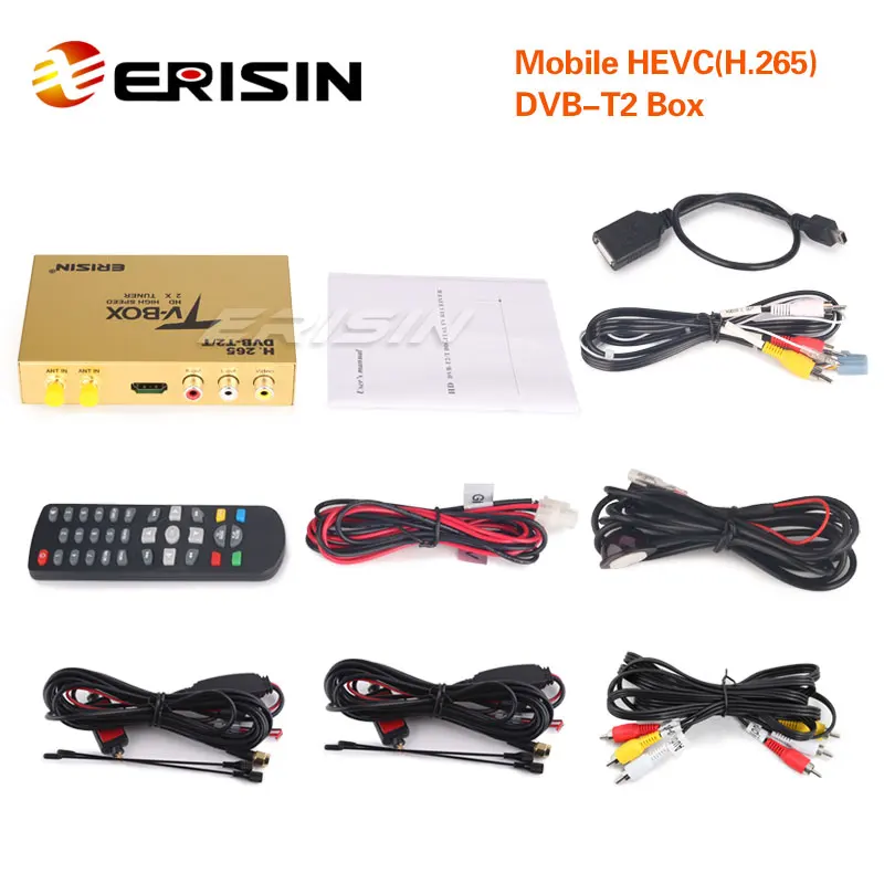 Erisin ES338 KB Car Mobile HDTV DVB T2 ресивер HEVC H.265 H.264 USB для серии ES73XX ES35XX|ТВ-приемник