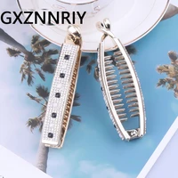 gxznnriy hair barrettes for women accessories rhinestone gold hairpins claw korean fashion hair clips claws bijoux femme jewelry