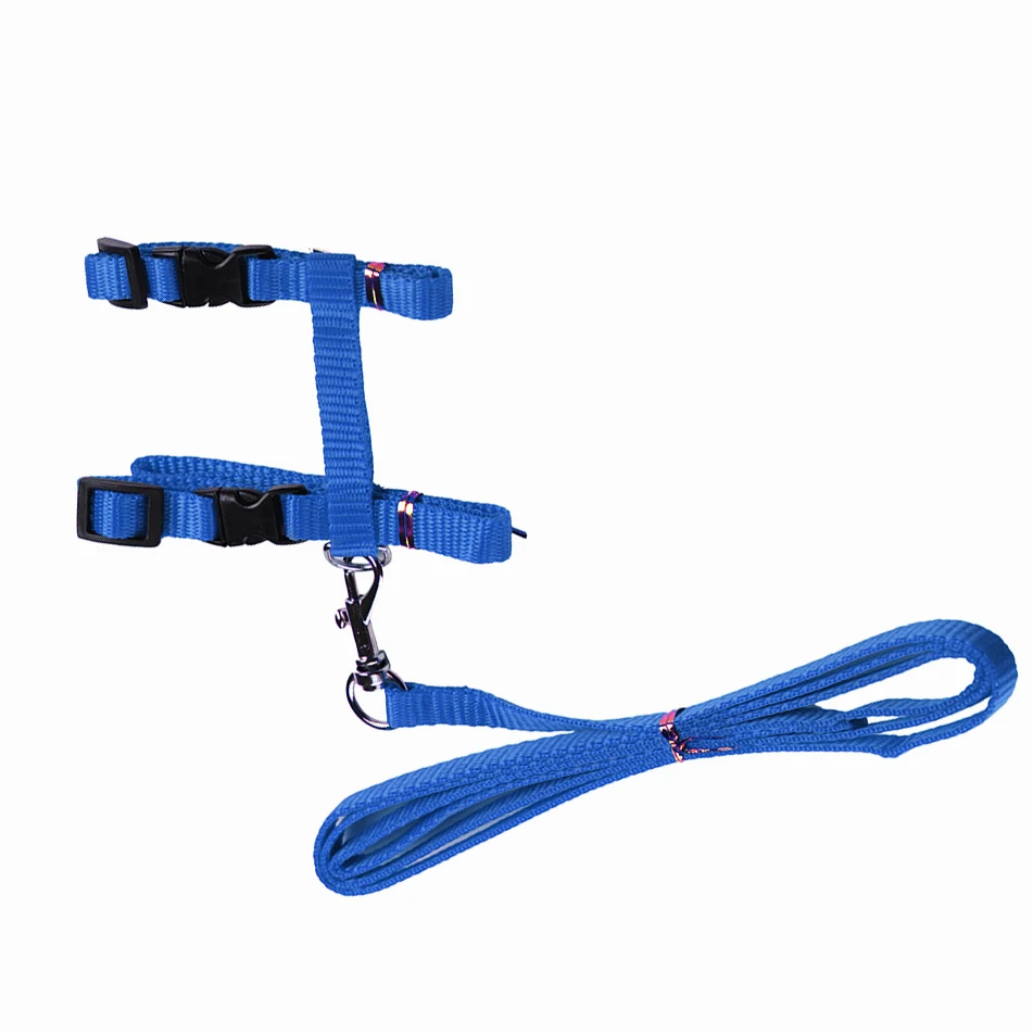 

Cat Harness And Leash Hot Sale 3 Colors Nylon Products For Animals Adjustable Pet Traction Harness Belt Cat Kitten Halter Collar