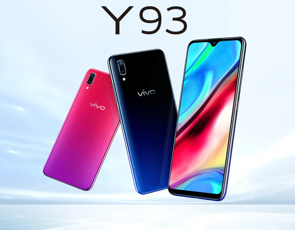 VIVO Y93, мобильный телефон, 3/4G Оперативная память 64G Встроенная память Octa core 6,2 ''Full Экран спереди 8.0MP сзади 13MP Камера 4030 мА/ч, сотовый телефон