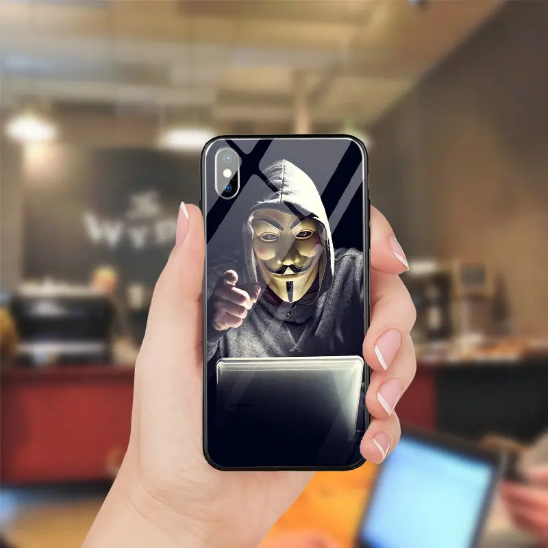 Закаленное Стекло Мобильные аксессуары чехол для iPhone 5 5S SE 8 7 6 S Plus X XR XS Max 10 Coque