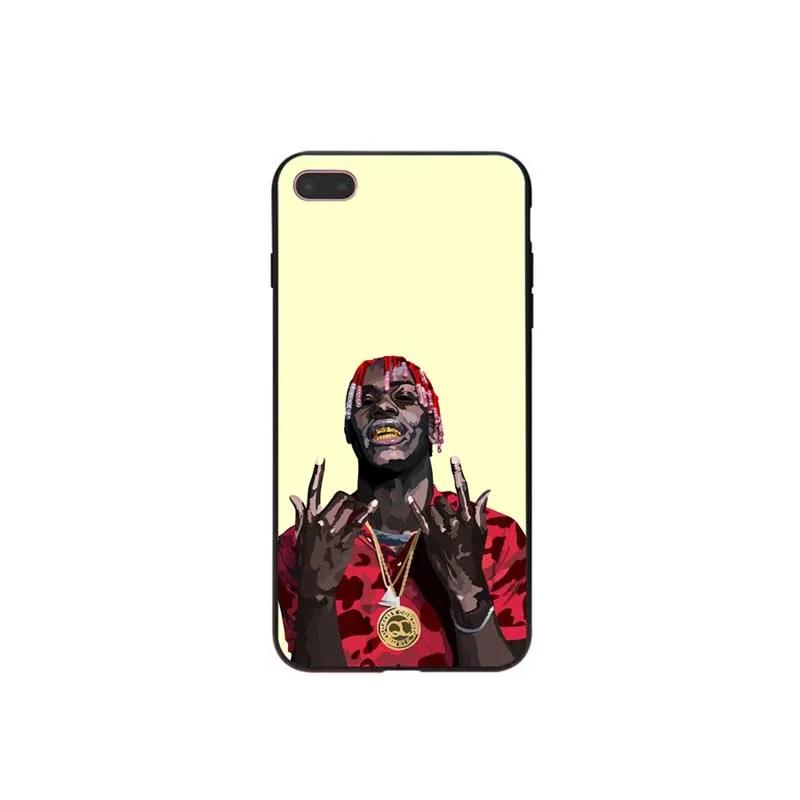 Мягкий черный Чехол Lil Yachty для iPhone 7 8 6 6S Plus X XS MAX 5 5S SE XR | Мобильные телефоны и