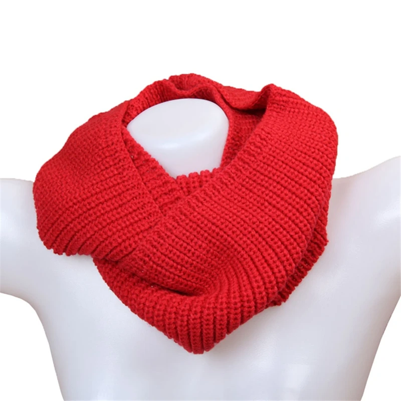 Зимний мужской женский вязанный шарф шаль теплый мягкий шейный платок шарфы IK88 |