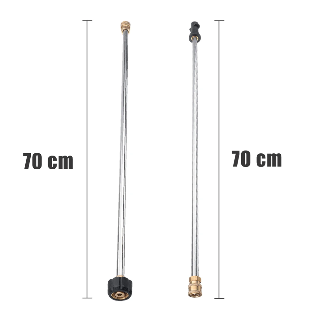

High Pressure Car Washer Under Body Chassis Cleaner 1/4 inch Male Plug Car Undercarriage Cleaning 4 Nozzle 70cm HD K Extend Rod