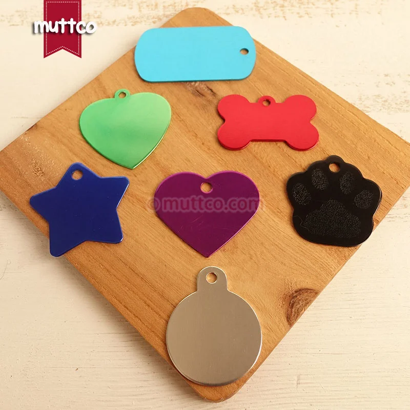 100 шт./лот Бесплатная доставка простая металлическая Пустая Алюминиевая бирка