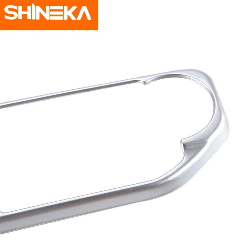 

SHINEKA Interior Mouldings controlled Air Conditioning Control Decorative Ring Stickers For Jeep Wrangler JL 2018+ car styling