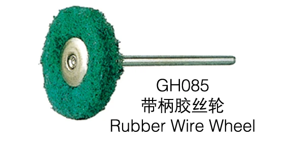 Лидер продаж зеленое резиновое колесо GH058 для полировки проволоки ручное 100