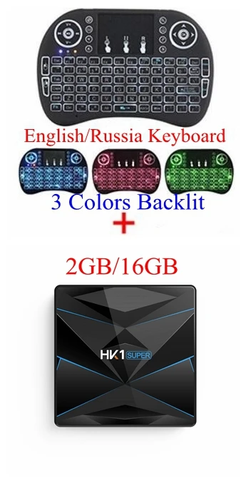 2GB 16GB I8 Backlit 10 шт. HK1 супер Android 9,0 Smart tv Box RK3318 Четырехъядерный 4 ГБ 128 ГБ макс 2,4 г/5 г двойной WiFi USB3.0 BT4.0 4K H.265 UHD медиаплеер - Цвет: 2GB 16GB I8 Backlit