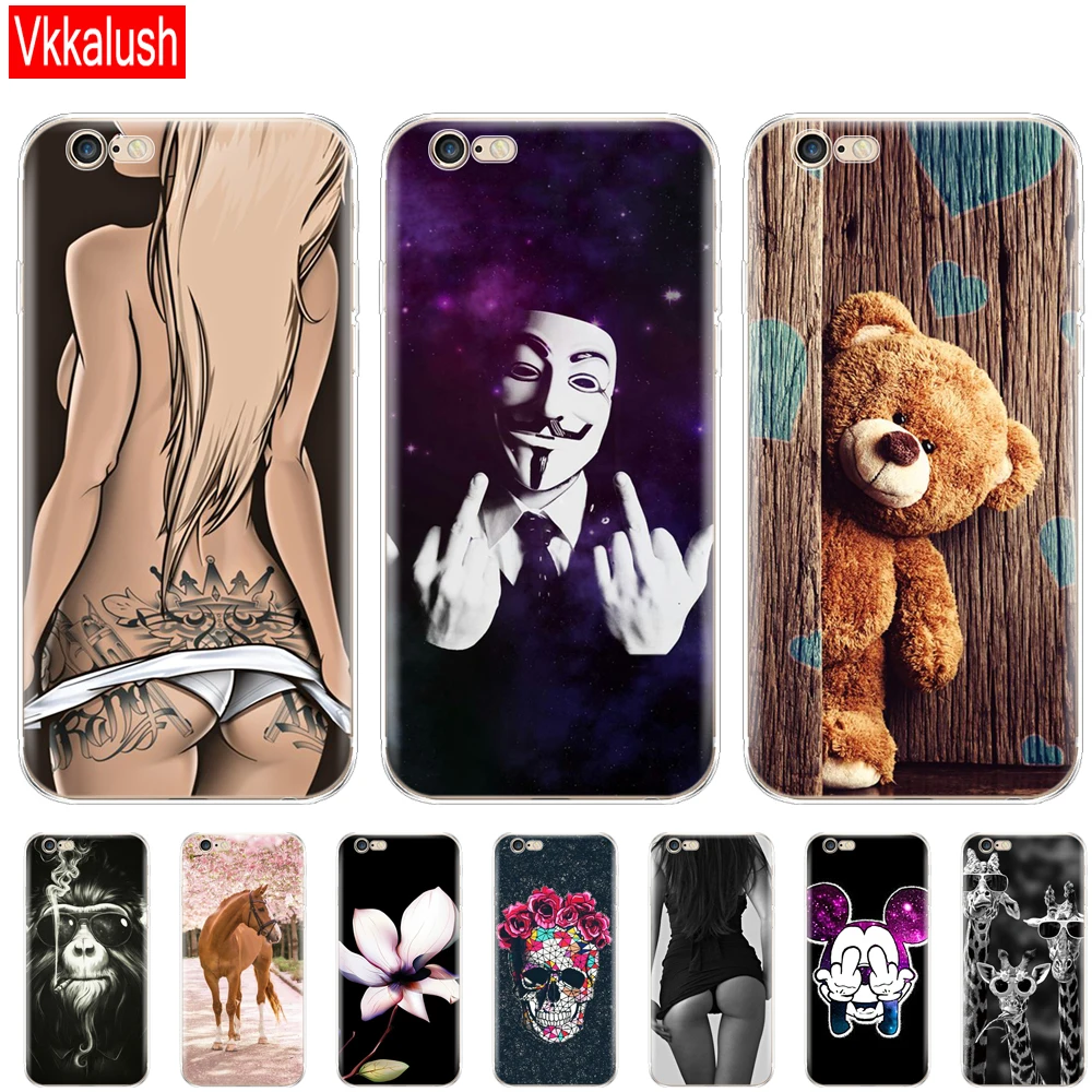 Для iphone 5S, 5 S, Se, 4, 4S, чехол из мягкого ТПУ для телефона, чехол для Apple iphone 6 s, 6 S Plus, Fundas Coque Bumper