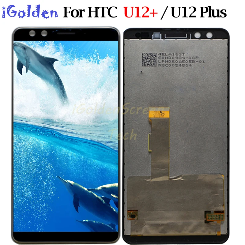 ЖК-экран 6 0 дюйма для HTC U12 Plus + ЖК-дисплей кодирующий преобразователь сенсорного