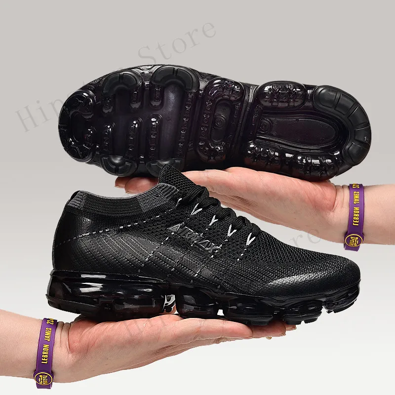 Женские кроссовки мужские Air Vapormax_2.0 обувь высокого качества с воздушной подушкой обувь для спорта на открытом воздухе спортивные кроссовки белый черный