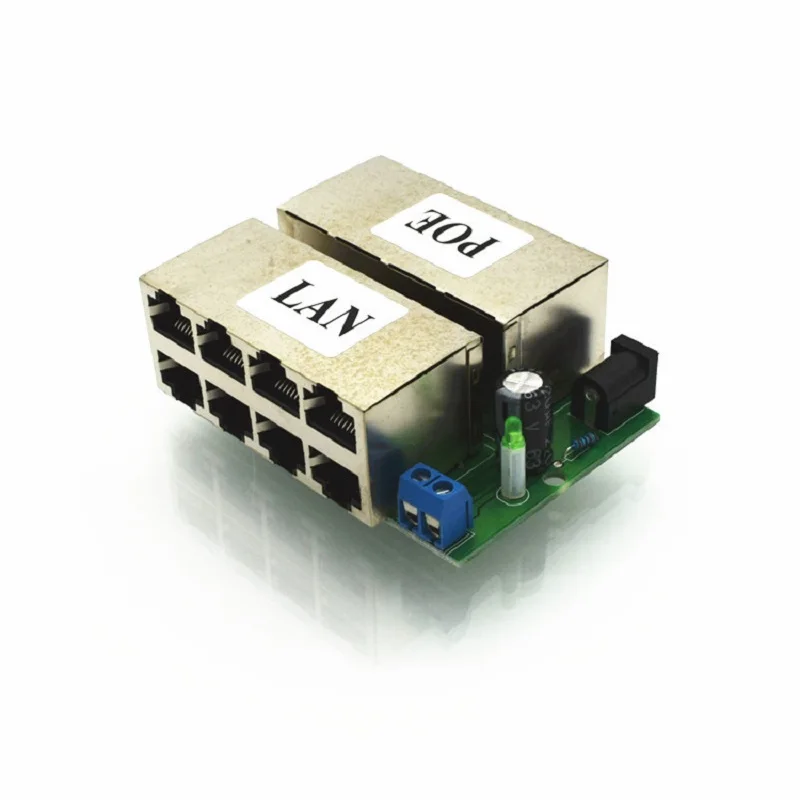 4 канала Over Ethernet PoE инжекторный модуль видеонаблюдения ip камеры