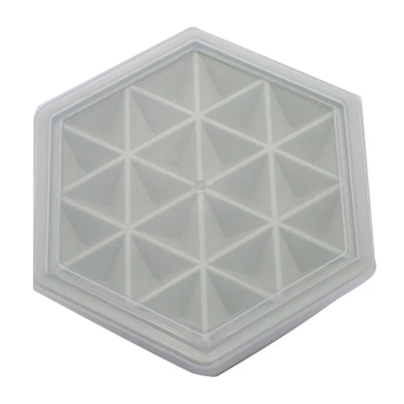 Popular New Hot Sell Popsicle Mold Hexagonal Ice Making With Lid Three Color Options Cream Sticks For Cube | Дом и сад